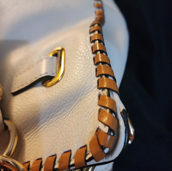 Michael Kors white Hamilton satchel/tote - Picture 9 of 10
